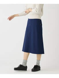 【SALE／29%OFF】フロントボタンAラインスカート I.T.'S. international イッツインターナショナル スカート ロング・マキシスカート グレー ブラック ネイビー ホワイト【RBA_E】【送料無料】[Rakuten Fashion]