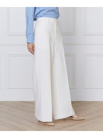 【SALE／40%OFF】美脚ワイドパンツ INED イネド パンツ スラックス・ドレスパンツ ホワイト ブルー ベージュ ブラック【RBA_E】【送料無料】[Rakuten Fashion]