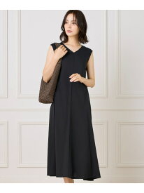 【SALE／45%OFF】フレアカットワンピース INED イネド ワンピース・ドレス ワンピース ブラック【RBA_E】【送料無料】[Rakuten Fashion]
