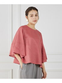 【SALE／20%OFF】《大きいサイズ》ボリュームスリーブプルオーバー 7-IDconcept. セブンアイディコンセプト トップス シャツ・ブラウス ベージュ ホワイト ピンク【RBA_E】【送料無料】[Rakuten Fashion]