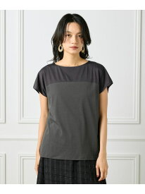 【SALE／60%OFF】シースルードッキングプルオーバー INED イネド トップス カットソー・Tシャツ ブラック ホワイト グレー【RBA_E】【送料無料】[Rakuten Fashion]