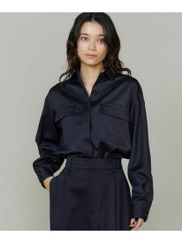 【SALE／35%OFF】《大きいサイズ》2WAYブラウス INED イネド トップス シャツ・ブラウス グレー ネイビー ブラウン【RBA_E】【送料無料】[Rakuten Fashion]