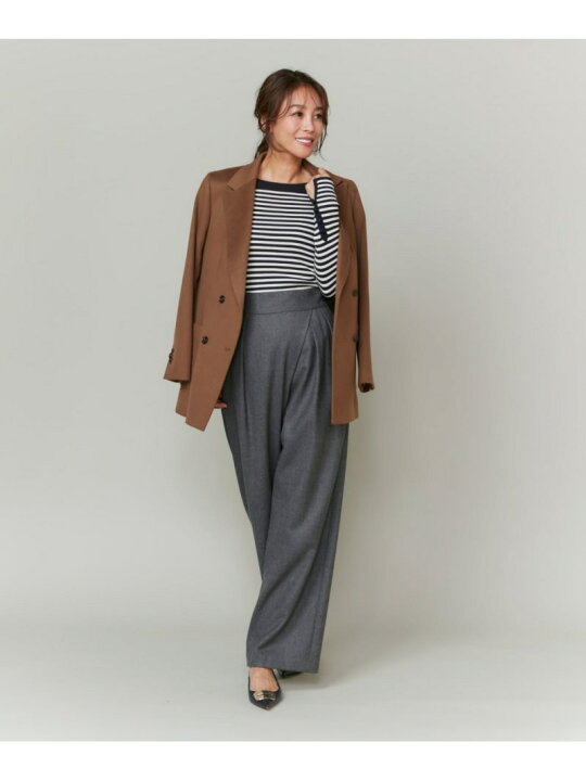 楽天市場】《大草直子コラボ》カシミヤダブルブレストジャケット 