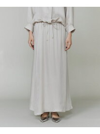 【SALE／50%OFF】キュプラフィブリルフレアスカート INED イネド スカート ロング・マキシスカート カーキグリーン ブラック グレー【RBA_E】【送料無料】[Rakuten Fashion]