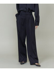 【SALE／35%OFF】ツータックセミワイドパンツ INED イネド パンツ スラックス・ドレスパンツ ブラウン ネイビー グレー【RBA_E】【送料無料】[Rakuten Fashion]