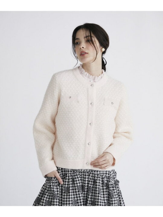 楽天市場】【SALE／60%OFF】ラメフェザーニットジャケット Maglie par 
