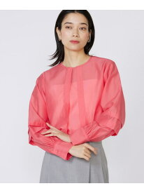【SALE／70%OFF】《大きいサイズ》シャイニーローンタックブラウス INED イネド トップス シャツ・ブラウス ネイビー ピンク ホワイト ブルー【RBA_E】【送料無料】[Rakuten Fashion]