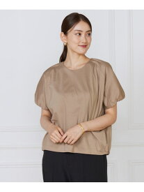 【SALE／10%OFF】《大きいサイズ》ドルマンスリーブカットプルオーバー Le Souk イネド トップス カットソー・Tシャツ パープル ブラック ブラウン【RBA_E】【送料無料】[Rakuten Fashion]