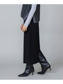 【SALE／50%OFF】ミラノリブAラインスカート Le Souk イネド スカート ロング・マキシスカート ブラック ベージュ ブラウン【RBA_E】【送料無料】[Rakuten Fashion]