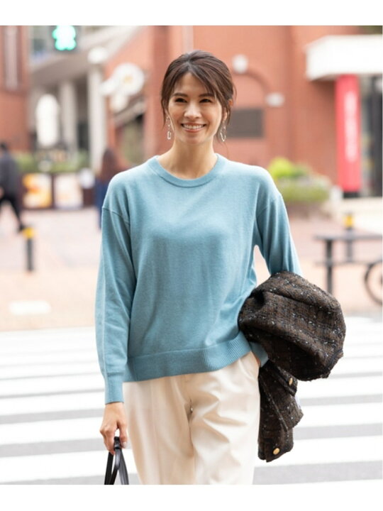 楽天市場】【SALE／62%OFF】ほどゆるクルーネックニット INED イネド 