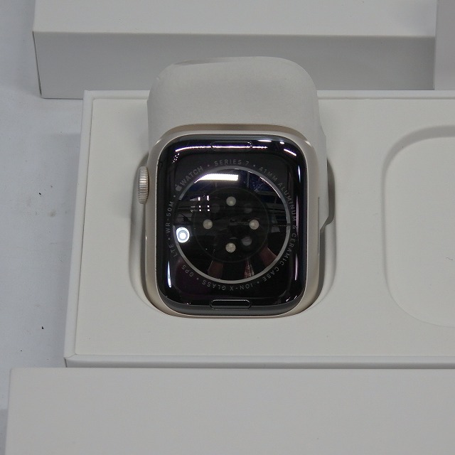  Apple Watch GPS 45mm 3J563J A グリーンアルミニウム バンド・磁気充電ケーブル無 1ヶ月保証
