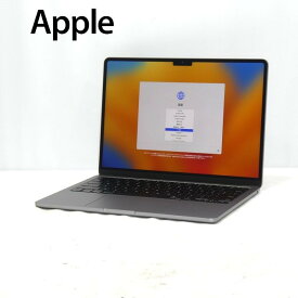 【駆け込みセール】【中古】中古 パソコン ノートパソコン Apple MacBook Air M2 2022 MLXX3JA/A Apple M2 メモリ8GB SSD512GB 13インチ Mac OS Ventura 英KB WebCamera有 1年保証