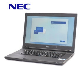 【6/4-6/11限定10%OFFクーポン開催中】中古 パソコン ノートパソコン NEC VersaPro VKT16X-3 PC-VKT16XZG3 Core i5-8250U 1.6GHz メモリ4GB SSD240GB Windows11Home 15インチ 1年保証 【E】