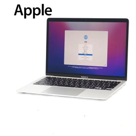 【6/4-6/11限定10%OFFクーポン開催中】【中古】中古 パソコン ノートパソコン Apple MacBook Air M1 2020 A2337 Apple M1 メモリ8GB SSD256GB 13インチ WQXGA Mac OS Monterey シルバー WebCamera有 1年保証