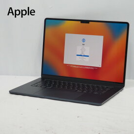 【6/4-6/11限定10%OFFクーポン開催中】【中古】中古 パソコン ノートパソコン Apple MacBook Air M2 2023 MQKW3PP/A Apple M2 メモリ8GB SSD256GB ミッドナイト 15インチ Mac OS Ventura 英語K/B WebCamera有 1年保証