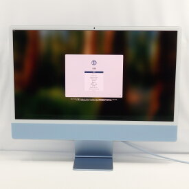 【限定12%OFFクーポン】【 中古 】Apple iMac 2023 MQRQ3J/A M3 メモリ8GB SSD256GB ブルー Sequoia 24インチ 1年保証 【レビュー特典：延長保証】デスクトップパソコン