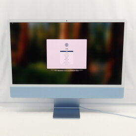 【限定12%OFFクーポン】【 中古 】Apple iMac 2023 MQRQ3J/A M3 メモリ8GB SSD256GB ブルー Sequoia 24インチ 1年保証 【レビュー特典：延長保証】デスクトップパソコン