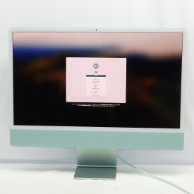【限定12%OFFクーポン】【 中古 】Apple iMac 2021 MJV83J/A M1 メモリ8GB SSD256GB グリーン Sonoma 24インチ 1年保証 【レビュー特典：延長保証】デスクトップパソコン