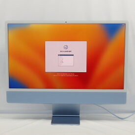 【限定12%OFFクーポン】【 中古 】Apple iMac 2021 MGPK3J/A M1 メモリ8GB SSD256GB ブルー Ventura 24インチ 1年保証 【レビュー特典：延長保証】デスクトップパソコン