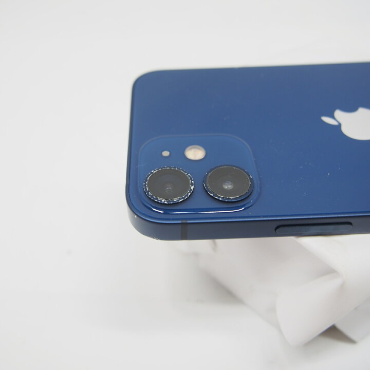 中古 Apple iPhone12 mini 64GB ブルー MGAP3J／A SIMフリー ※赤ロム 