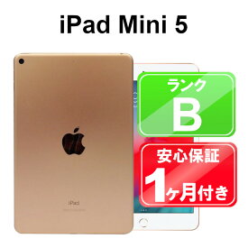 iPad mini 5 Wi-Fi 64GB【中古】 中古 iPad タブレット MUQY2J/A ゴールド 7.9インチ iPadOS ACアダプター無 1ヶ月保証