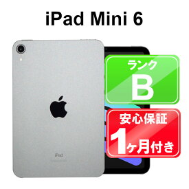 iPad mini 第6世代 Wi-Fi 64GB 【中古】中古 iPad タブレット Apple MK7M3J/A スペースグレイ 8.3インチ iPadOS 付属品無 1ヶ月保証