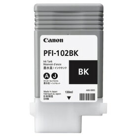CANON純正インク　PFI-102BK (染料ブラック) 130ml