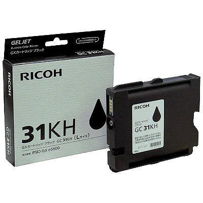 RICOH純正インク <br>GC31KH　ブラック　Lサイズ<br>大容量（515747）