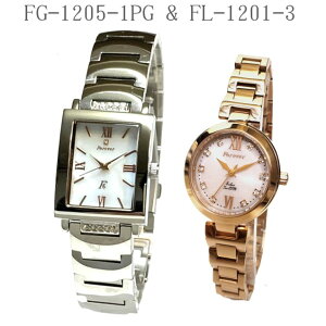 ペアウォッチ カップル 【メンズ時計】 長方形 角形 スクエア 日常生活用防水 Forever 【レディース腕時計】 ソーラー 丸型 ラウンド 10気圧防水 クリスタル が 綺麗な腕時計 【簡易ベルト調整