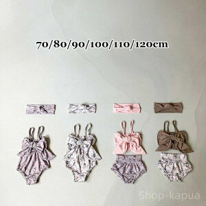 【送料無料】ェア レッスン 120cm 110 100 90 80 赤ちゃん70 かわいい みずぎ こども 子供用 セパレーツ ワンピース 女児 ベビー水着 女の子