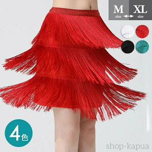 【送料無料】社交ダンス衣装 スカート 単品 ラテンスカート ラテンダンス 女性 レッスンウェア フリンジスカート ラテン衣装 ミニスカート