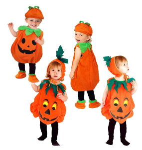 ハロウィン かぼちゃ パンプキン ハロウィン キッズ ベビー コスプレ衣装 女の子 男の子 子供用 仮装 ハロウィーン ダンス衣装 キッズ コスプレ コスチューム 子供 コスプレ 仮装 万聖節 デ