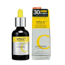国内発送 韓国コスメ スキンケア MISSHA(ミシャ) ビタシープラス 美容液 Lサイズ 40ml ビタC+ 透明感 ツヤ アスコルビン酸 みずみずしい肌