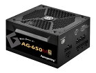 Apexgaming AGシリーズ 80 PLUS GOLD認証 650W フルプラグインATX電源 10年保証 PSU AG-650M-JP PSEケーブル (650W)