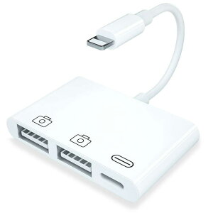 Lightning USB ϊA_v^[ 3in1 }[df[^]Ή OTGJ[_[ USB3.0 iPhone 14/13/12/11/X/SEΉ
