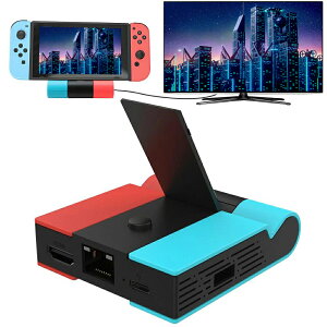SwitchhbN LLAN|[g 4in1@\X^h MKrbgC[TlbgΉ USB Type-C|[g PD}[d HDMIo TV[h e[u[hؑ Switch Switch OLEDΉ {t