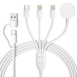 4in2 Apple Watch [d 4in2 [dP[u 3A}[d USB Type C Micro USB iPhone 4䓯[d AbvEHb` [d iPhone/Apple Watch Series 1/2/3/4/5/6/7/8/9/Ultra/SE eΉ