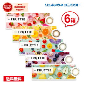 メニコン ワンデーフルッティー 10枚 6箱セット 【送料無料】 最安挑戦中！/1日使い捨て 1DAY　FRUTTIE コンタクトレンズ 2403SS