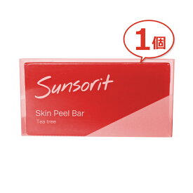 【送料無料】サンソリット スキンピールバー ティートゥリー (赤) 135g Skin Peel Bar