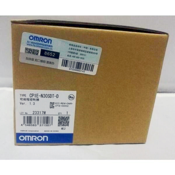 新品◆送料無料◆ オムロン OMRON PLC CP1E-N30SDT-D CPUユニット ◆6ヶ月保証