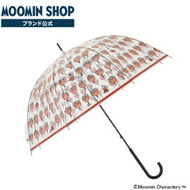 傘 リトルミイ／フラワー リトルミイ 雨傘 ビニール傘 おしゃれ かわいい MOOMIN ムーミン グッズ 長傘 長雨傘 59cm