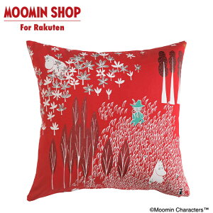 MOOMIN TRIBUTE WORKS �N�b�V�����J�o�[ 45×45cm �����ɂ���� ���b�h �N�b�V�����J�o�[ 45 45 �k�� ���킢�� �z �`���b�N �t�@�X�i�[ �C���e���A ��؃}�T�� ���[�~�� �X�j�t �X�i�t�L�� �~�C �~�B �~