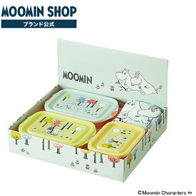 ギフトセット1500円 ムーミン フォレスト SET938_386916 フードコンテナ おしぼりセット プレゼント 食品保存容器 タオル 可愛い 実用品