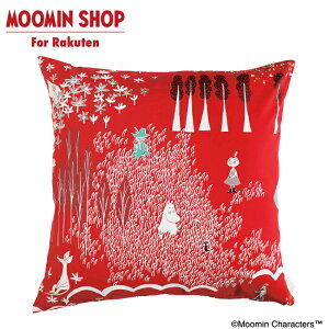 MOOMIN TRIBUTE WORKS �N�b�V�����J�o�[ 60×60cm �����ɂ���� ���b�h �k�� ���킢�� �z �`���b�N �t�@�X�i�[ �C���e���A ��؃}�T�� ���[�~�� �X�j�t �X�i�t�L�� �~�C �~�B �~�[ �t���[���� ���[�~