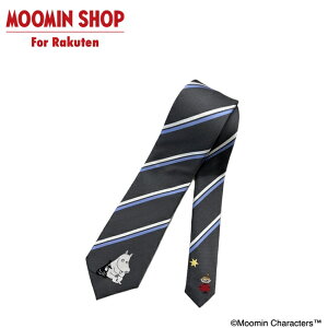 MOOMIN MOOMIN x ALPHA CREATION ムーミントロール ソフス ネクタイ グレー 05395360703