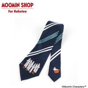MOOMIN MOOMIN x ALPHA CREATION ニョロニョロ ネクタイ ネイビー 05395360901