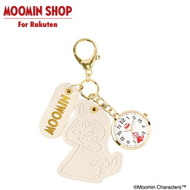 MOOMIN ムーミン型押しレザーチャーム KC S リトルミイ アイボリー
