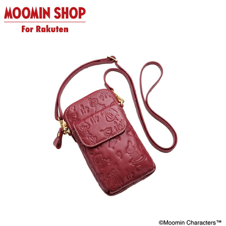 楽天市場】リトルミイ 赤いラム革のスマホポシェット : MOOMIN SHOP 