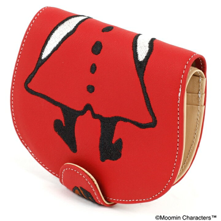楽天市場】MOOMIN キタムラ コラボ リトルミイの二折り財布 レッド 