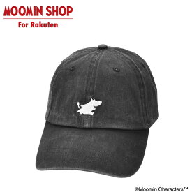 MOOMIN ウォッシュドデニムキャップ ムーミン BK